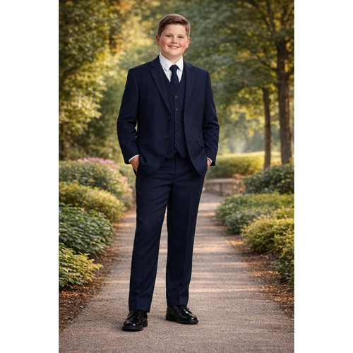 New formal boys suit navy - formal,