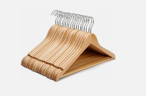 Wooden coat hangers garments - coat,